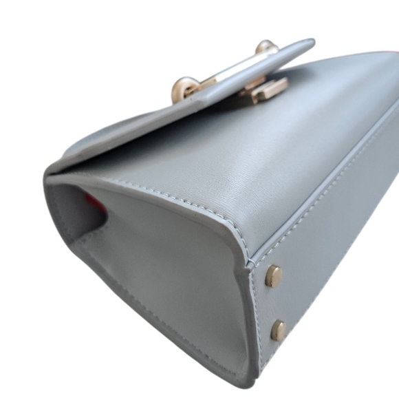 NWT Mario Valentino Women's Light Gray Mini Crossbody Bag - Picture 5 of 14